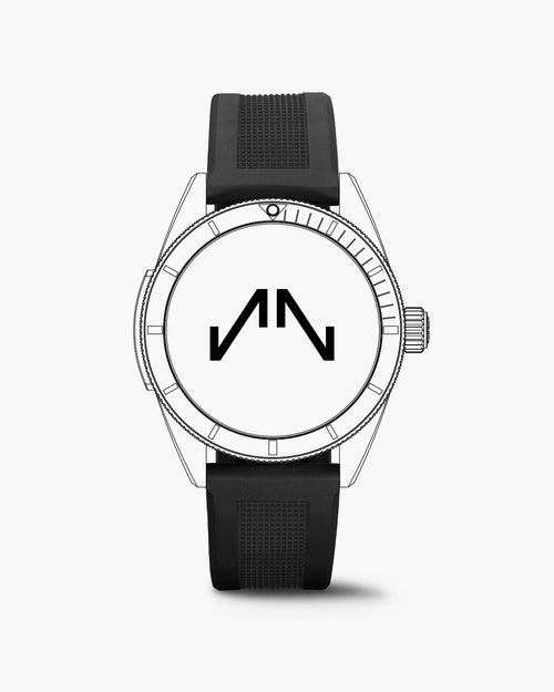 Black Rubber Adventure 22mm