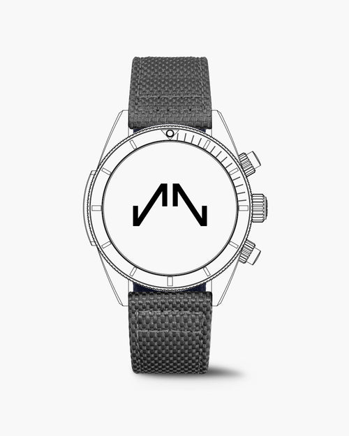 Grey Nordura Fabric Adventure 22mm