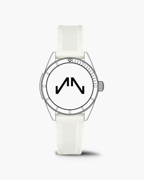 White Rubber Adventure 18mm