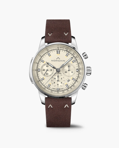 Freedom 60 Chrono 43mm Cream Alcantara Ebony